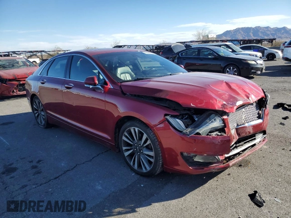 2017 Lincoln MKZ Select with VIN 3LN6L5C98HR631742, listed as a Copart auction lot 87485554 with 166,763 mi miles and Salvage title. Bid and sale history available at DreamBid. Image 4.