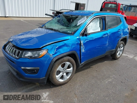 2020 Jeep Compass Latitude with VIN 3C4NJCBB9LT236642, listed as a IAAI auction lot 42113938 with Not provided miles and . Bid and sale history available at DreamBid. Image 17.
