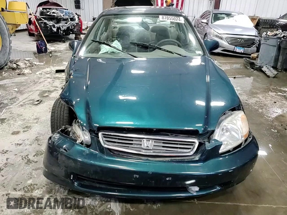 1998 Honda Civic EX with VIN 2HGEJ8642WH539768, listed as a Copart auction lot 87055024 with 126,726 mi miles and Salvage Title. Bid and sale history available at carsss.com. Image 11.