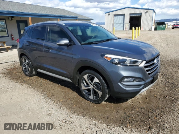 2017 Hyundai Tucson Sport with VIN KM8J3CA20HU395455, listed as a Copart auction lot 52030775 with 104,655 mi miles and Clean Title. Bid and sale history available at DreamBid. Image 4.
