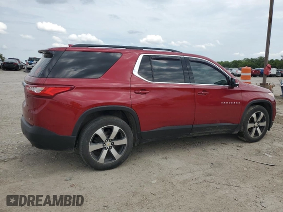 2020 Chevrolet Traverse LT Leather with VIN 1GNEVHKW1LJ152950, listed as a Copart auction lot 65397914 with 107,791 mi miles and Salvage Title. Bid and sale history available at carsss.com. Image 3.