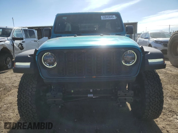 2024 Jeep Wrangler Willys z VIN 1C4RJXN67RW218280, wystawiony jako Copart lot #53845845 z przebiegiem 5 281 mil mil oraz Szkoda całkowita • Salvage title. Historia ofert i sprzedaży dostępna na DreamBid. Obrazek 5.