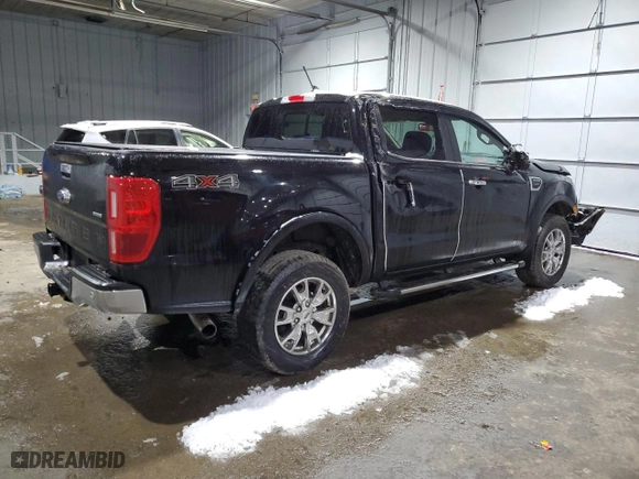 2020 Ford Ranger XL with VIN 1FTER4FH5LLA46667, listed as a Copart auction lot 46731185 with 56,117 mi miles and Salvage Title. Bid and sale history available at carsss.com. Image 3.