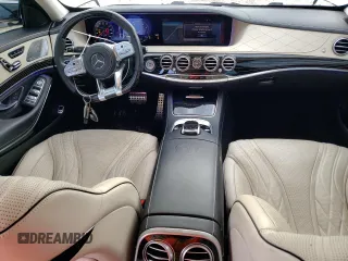 2019 Mercedes-Benz S-Class AMG S 63 with VIN WDDUG8JB2KA491718, listed as a Copart auction lot 68649454 with 34,414 mi miles and Non Repairable. Bid and sale history available at carsss.com. Image 8.