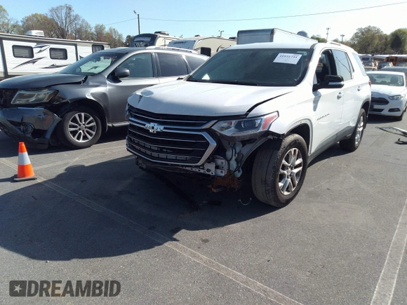2018 Chevrolet Traverse LT Cloth with VIN 1GNERGKW4JJ185324, listed as a IAAI auction lot 41932090 with 192,785 mi miles. Bid and sale history available at carsss.com. Image 18.