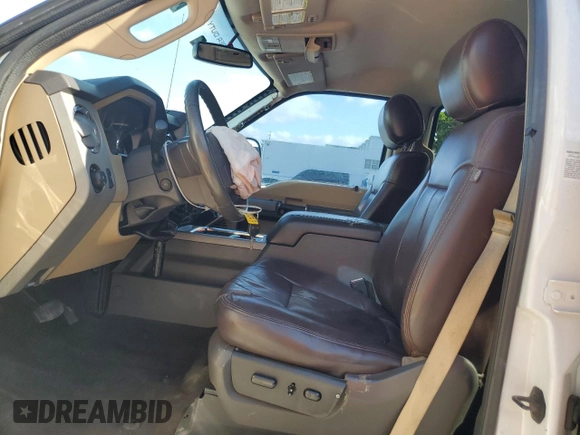 2015 Ford F-350 Lariat with VIN 1FT8W3DTXFEA10084, listed as a Copart auction lot 56049975 with Not provided miles and Salvage title. Bid and sale history available at DreamBid. Image 7.