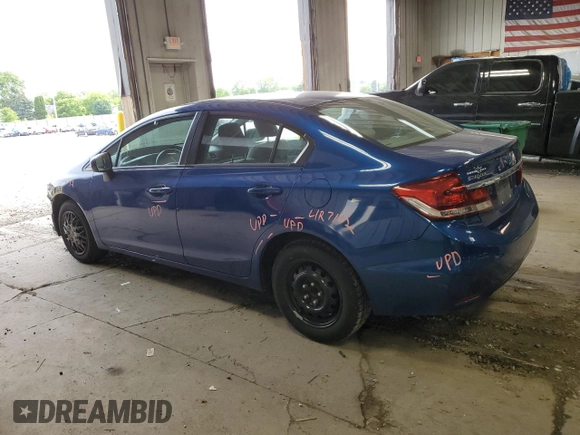 2014 Honda Civic LX z VIN 19XFB2F51EE081043, wystawiony jako Copart lot #61014435 z przebiegiem 160 722 mil mil oraz Czysty tytuł • Clean title. Historia ofert i sprzedaży dostępna na DreamBid. Obrazek 2.