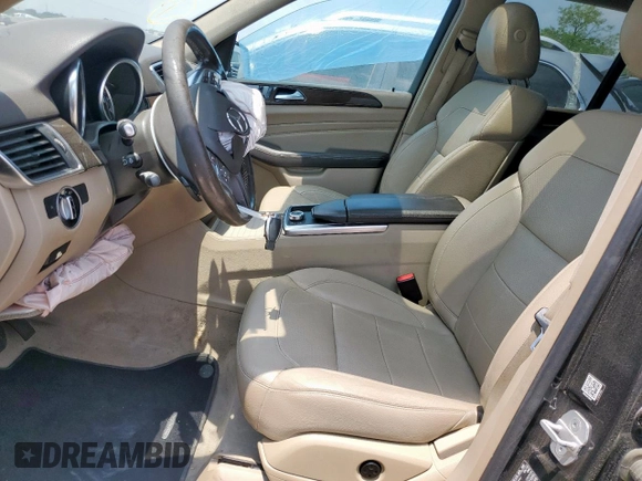2015 Mercedes-Benz M 350 with VIN 4JGDA5HB7FA591878, listed as a Copart auction lot 52969125 with 176,560 mi miles and Salvage title. Bid and sale history available at DreamBid. Image 7.
