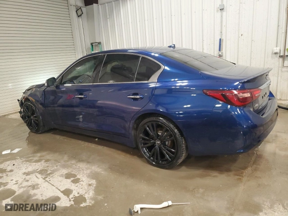 2018 Infiniti Q50 3.0t LUXE with VIN JN1EV7AR4JM612020, listed as a Copart auction lot 51113225 with 41,411 mi miles and Non Repairable. Bid and sale history available at carsss.com. Image 2.