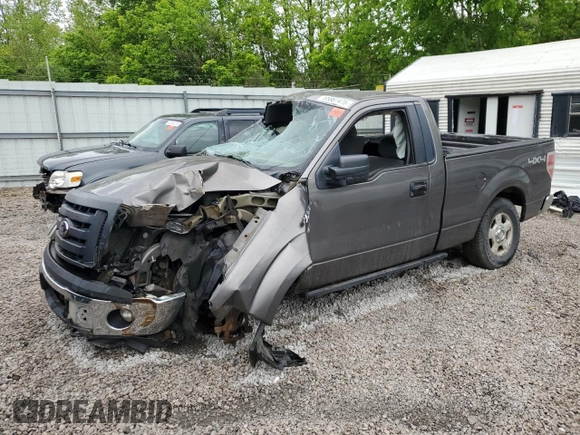 2012 Ford F-150 XL with VIN 1FTMF1EM0CFB22909, listed as a Copart auction lot 55887475 with 154,966 mi miles and Salvage title. Bid and sale history available at DreamBid. Image 1.