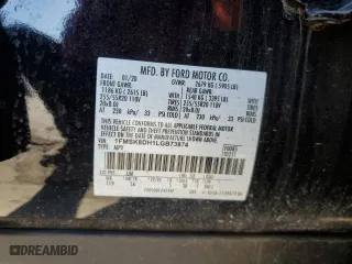 2020 Ford Explorer XLT with VIN 1FMSK8DH1LGB73874, listed as a Copart auction lot 46253455 with 71,621 mi miles and Salvage Title. Bid and sale history available at carsss.com. Image 15.