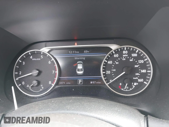 2024 Nissan Sentra SV with VIN 3N1AB8CV8RY280003, listed as a IAAI auction lot 40634571 with 3,371 mi miles and . Bid and sale history available at DreamBid. Image 7.