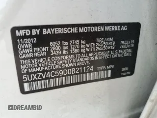 2013 BMW X5 xDrive35i z VIN 5UXZV4C59D0B21124, wystawiony jako Copart lot #57881665 z przebiegiem 41 277 mil mil oraz Tytuł czysty. Historia ofert i sprzedaży dostępna na DreamBid. Obrazek 13.