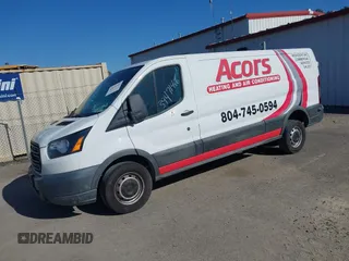 2017 Ford Transit Cargo with VIN 1FTYR2ZM2HKA66625, listed as a IAAI auction lot 39471466 with 125,200 mi miles. Bid and sale history available at carsss.com. Image 2.