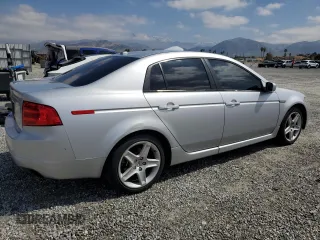 2005 Acura TL with VIN 19UUA66295A046326, listed as a Copart auction lot 54550935 with 166,408 mi miles and Salvage Title. Bid and sale history available at carsss.com. Image 3.