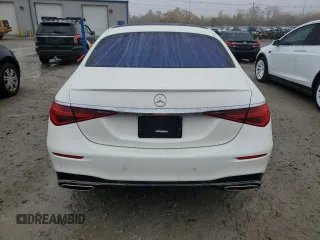 2022 Mercedes-Benz S-Class S 500 with VIN W1K6G6DB9NA166349, listed as a Copart auction lot 78237834 with 21,934 mi miles and Salvage Title. Bid and sale history available at carsss.com. Image 6.