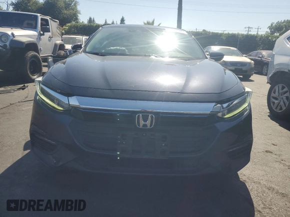 2019 Honda Insight Touring with VIN 19XZE4F90KE015579, listed as a Copart auction lot 58821075 with 26,560 mi miles and Salvage title. Bid and sale history available at DreamBid. Image 5.