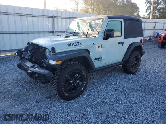 2023 Jeep Wrangler Sport with VIN 1C4HJXAG6PW560827, listed as a Copart auction lot 76583174 with Not provided miles and Salvage title. Bid and sale history available at DreamBid. Image 1.