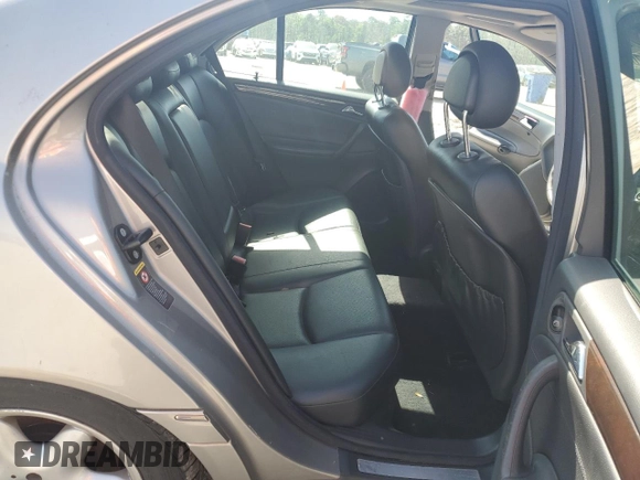 2004 Mercedes-Benz C 240 with VIN WDBRF61J64A547255, listed as a Copart auction lot 57028165 with 201,109 mi miles and Salvage title. Bid and sale history available at DreamBid. Image 10.