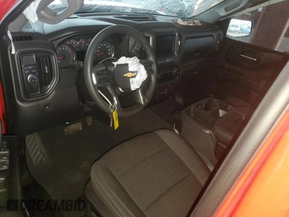 2022 Chevrolet Silverado 1500 Custom with VIN 3GCPWBEK3NG174845, listed as a Copart auction lot 53875515 with 40,868 mi miles and Salvage Title. Bid and sale history available at DreamBid. Image 8.