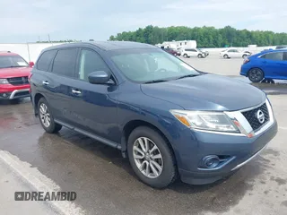 2015 Nissan Pathfinder SV z VIN 5N1AR2MM0FC621468, wystawiony jako IAAI lot #42204906 z przebiegiem 141 795 mil mil oraz . Historia ofert i sprzedaży dostępna na DreamBid. Obrazek 1.