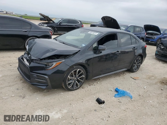 2020 Toyota Corolla SE with VIN JTDS4RCE4LJ004236, listed as a Copart auction lot 50813075 with Not Provided miles and Salvage Title. Bid and sale history available at DreamBid. Image 1.