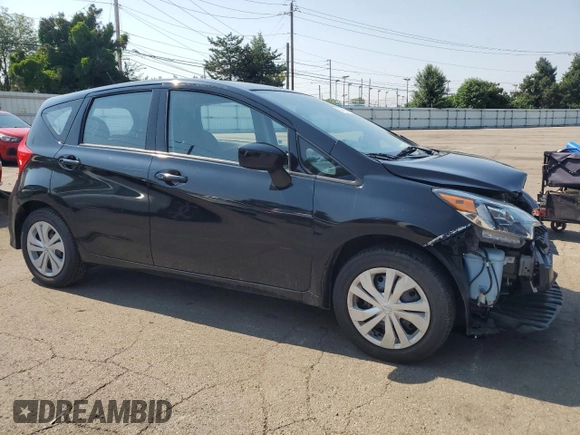 2017 Nissan Note S Plus with VIN 3N1CE2CP3HL374736, listed as a Copart auction lot 60440935 with 74,347 mi miles and Salvage title. Bid and sale history available at DreamBid. Image 4.