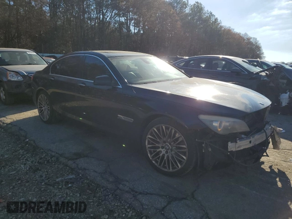 2011 BMW 7 Series 750i with VIN WBAKA8C59BCY37369, listed as a Copart auction lot 85466464 with 172,553 mi miles and Salvage title. Bid and sale history available at DreamBid. Image 4.