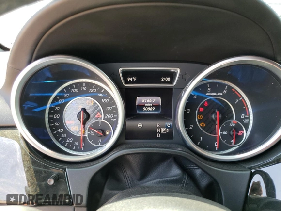 2017 Mercedes-Benz GLS 63 AMG with VIN 4JGDF7FE5HA747770, listed as a Copart auction lot 65888883 with 50,889 mi miles and Salvage Title. Bid and sale history available at DreamBid. Image 9.
