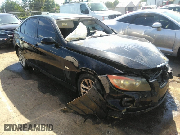 2007 BMW 3 Series 328i with VIN WBAVA33597KX72102, listed as a IAAI auction lot 36632710 with 267,435 mi miles and . Bid and sale history available at DreamBid. Image 1.