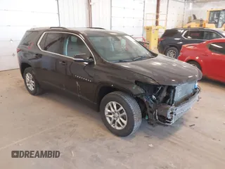 2018 Chevrolet Traverse LT Cloth with VIN 1GNERGKW1JJ260402, listed as a IAAI auction lot 42039202 with 150,831 mi miles. Bid and sale history available at carsss.com. Image 1.