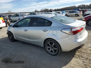 2014 Kia Forte LX with VIN KNAFK4A6XE5056016, listed as a Copart auction lot 47137775 with 128,742 mi miles and Salvage Title. Bid and sale history available at carsss.com. Image 2.