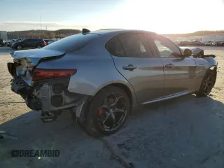 2020 Alfa Romeo Giulia Ti with VIN ZARFANBN2L7630245, listed as a Copart auction lot 84069784 with 0 mi miles and Salvage Title. Bid and sale history available at carsss.com. Image 3.
