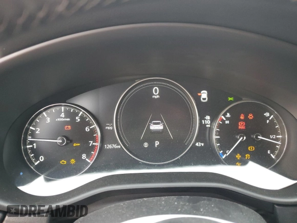 2023 Mazda CX-30 S Carbon Edition with VIN 3MVDMBCM5PM585339, listed as a Copart auction lot 43573935 with 12,676 mi miles and Salvage Title. Bid and sale history available at DreamBid. Image 9.