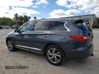 2013 Infiniti JX35 with VIN 5N1AL0MM8DC325522, listed as a Copart auction lot 74855484 with 173,107 mi miles and Clean Title. Bid and sale history available at carsss.com. Image 2.