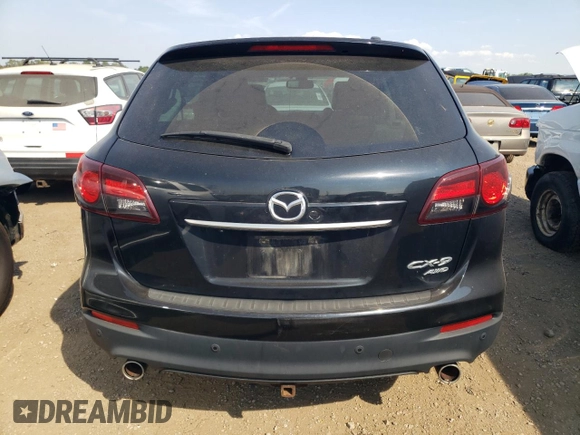 2014 Mazda CX-9 Grand Touring with VIN JM3TB3DA8E0439540, listed as a Copart auction lot 66999744 with 207,668 mi miles and Clean Title. Bid and sale history available at DreamBid. Image 6.