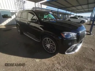 2021 Mercedes-Benz GLS with VIN 4JGFF8KE6MA316191, listed as a Copart auction lot 87205584 with 52,108 mi miles and Salvage Title. Bid and sale history available at carsss.com. Image 12.