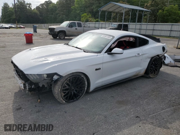 2016 Ford Mustang GT with VIN 1FA6P8CF6G5245151, listed as a Copart auction lot 55901585 with 80,015 mi miles and Salvage title. Bid and sale history available at DreamBid. Image 1.