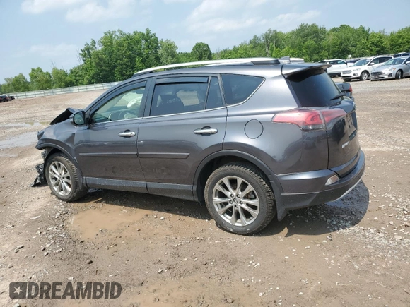 2016 Toyota RAV4 Limited z VIN JTMDFREV4GJ092789, wystawiony jako Copart lot #60430715 z przebiegiem Nie podano mil oraz Szkoda całkowita • Salvage title. Historia ofert i sprzedaży dostępna na DreamBid. Obrazek 2.