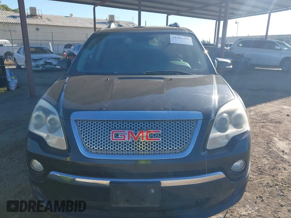 2012 GMC Acadia Denali with VIN 1GKKVTED5CJ306055, listed as a IAAI auction lot 41861394 with 100,628 mi miles. Bid and sale history available at carsss.com. Image 11.