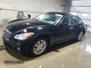 2012 Infiniti M35h Hybrid with VIN JN1EY1AP7CM910194, listed as a Copart auction lot 72003524 with 124,723 mi miles and Salvage Title. Bid and sale history available at carsss.com. Image 1.