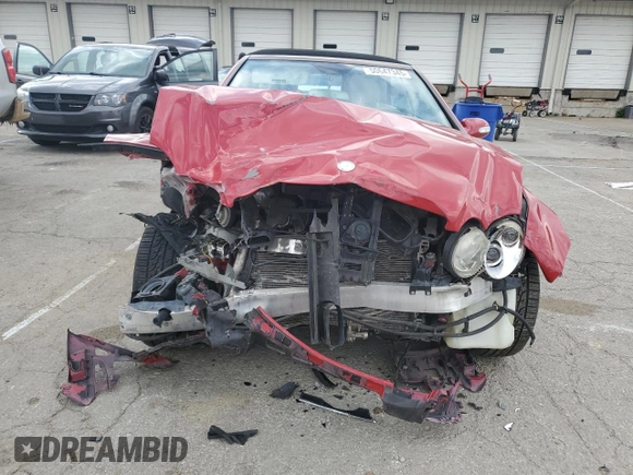 2005 Mercedes-Benz CLK 5.0L with VIN WDBTK75G05T036300, listed as a Copart auction lot 50647345 with 88,041 mi miles and Salvage Title. Bid and sale history available at carsss.com. Image 5.