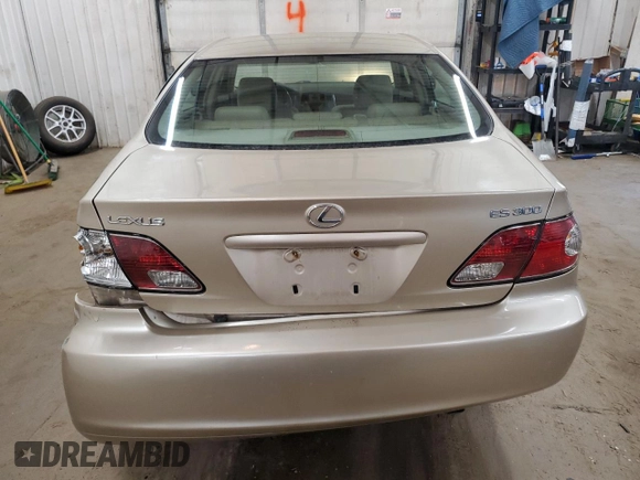 2003 Lexus ES 300 with VIN JTHBF30G430111210, listed as a Copart auction lot 52084595 with 152,667 mi miles and Clean Title. Bid and sale history available at DreamBid. Image 6.