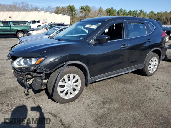2017 Nissan Rogue S with VIN JN8AT2MV7HW257523, listed as a Copart auction lot 52783205 with 130,582 mi miles and Salvage title. Bid and sale history available at DreamBid. Image 1.