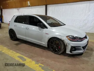 2021 Volkswagen Golf GTI S with VIN 3VW6T7AUXMM001474, listed as a Copart auction lot 84520724 with 38,173 mi miles and Salvage Title. Bid and sale history available at carsss.com. Image 4.