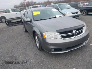 2013 Dodge Avenger SXT with VIN 1C3CDZCB6DN568480, listed as a IAAI auction lot 38104186 with 129,203 mi miles and . Bid and sale history available at DreamBid. Image 1.