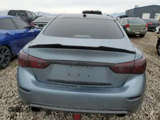 2014 Infiniti Q50 Premium with VIN JN1BV7AR2EM703991, listed as a Copart auction lot 85710924 with 193,804 mi miles and Salvage Title. Bid and sale history available at carsss.com. Image 6.