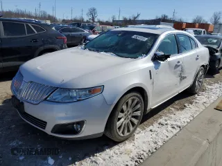 2010 Lincoln MKS with VIN 1LNHL9DR2AG607335, listed as a Copart auction lot 46097035 with 156,451 mi miles and Salvage Title. Bid and sale history available at DreamBid. Image 1.