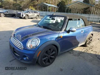 2012 MINI Convertible with VIN WMWZN3C54CT134060, listed as a Copart auction lot 43740175 with 71,818 mi miles and Salvage Title. Bid and sale history available at DreamBid. Image 1.