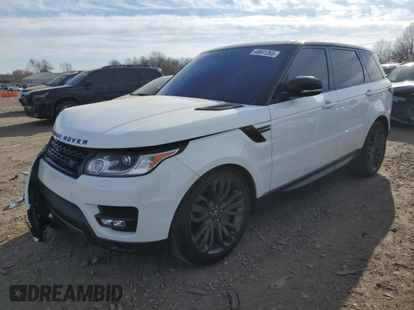 2017 Land Rover Range Rover Sport z VIN SALWR2FE2HA176643, wystawiony jako Copart lot #45641265 z przebiegiem 74 621 mil mil oraz Szkoda całkowita • Salvage title. Historia ofert i sprzedaży dostępna na DreamBid. Obrazek 1.